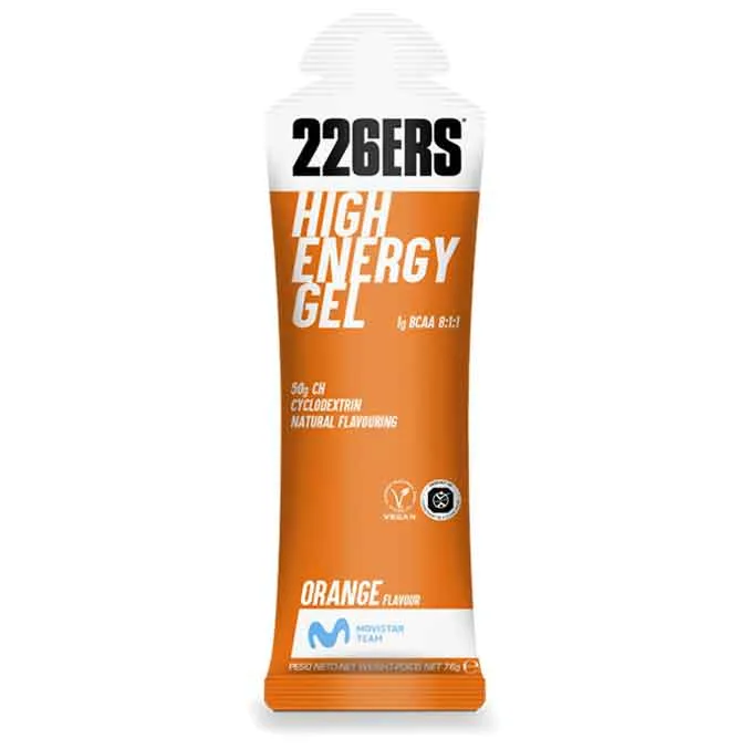 226ERS High Energy Gel 76g - BCAA's Orange