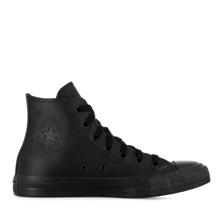 ALL STAR HI LEATHER - BLACK MONO