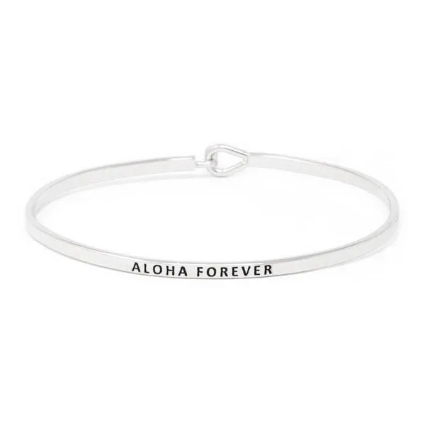 ALOHA FOREVER Inspirational Message Bracelet