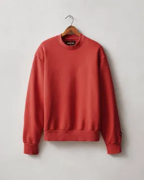 American Vintage Crew Sweatshirt - Washed Red