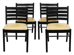 Atelier Intl Modern Ladderback Side Chairs, 4