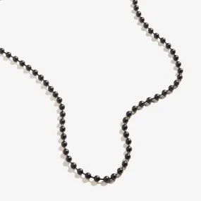 Ball Chain Necklace, Black