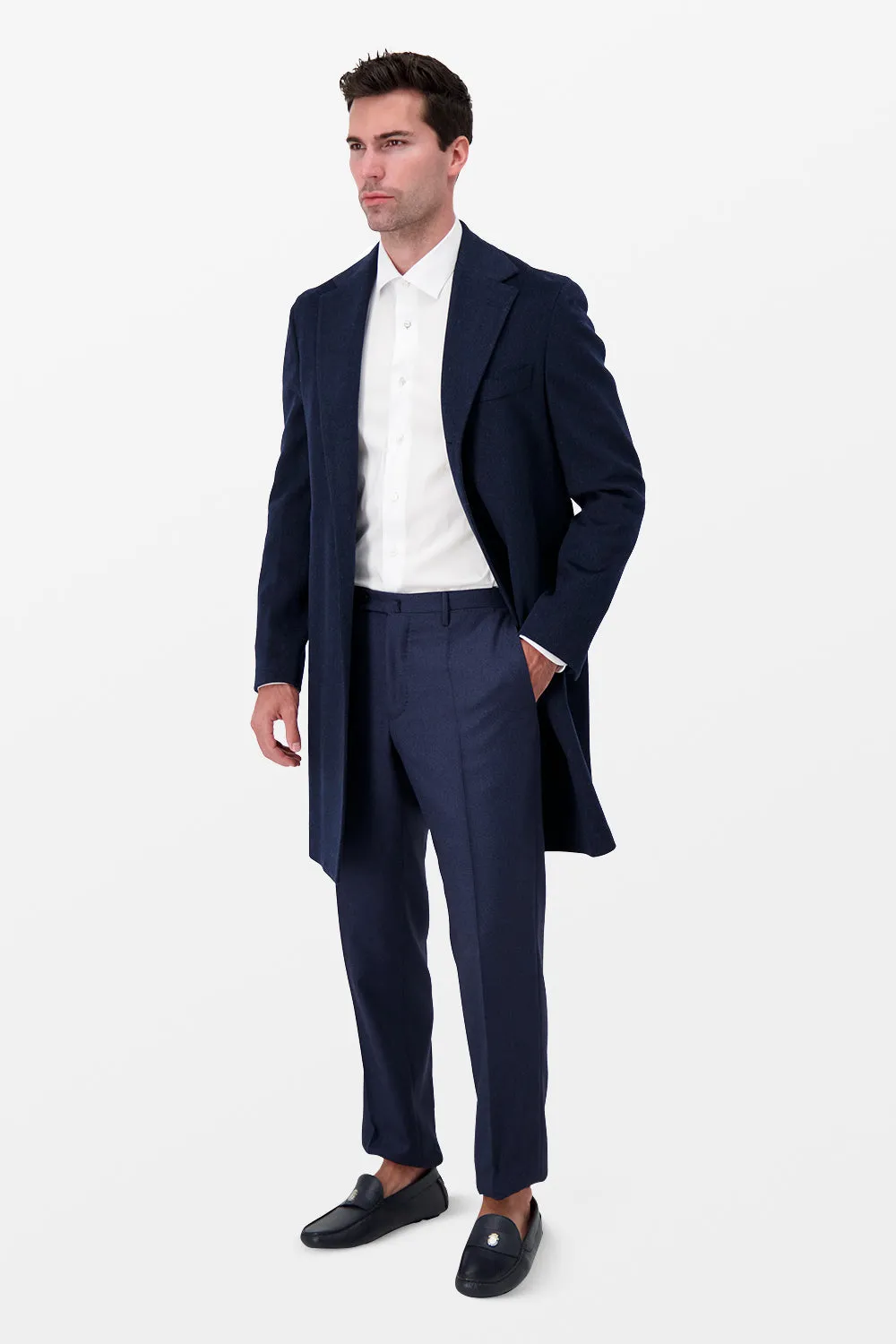 Barba Napoli Navy Brio Coat