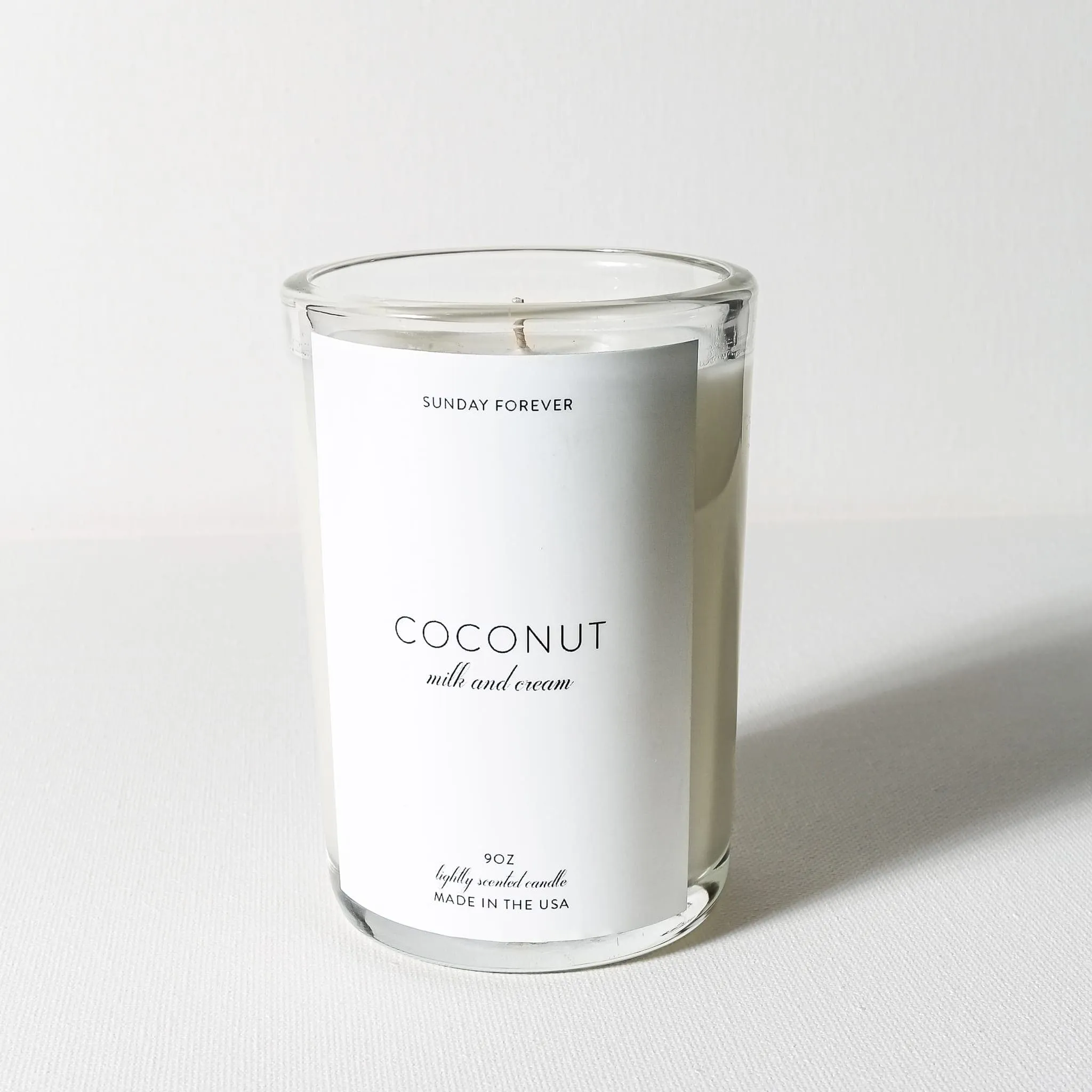 Coconut Luxury Candle with Milk and Cream