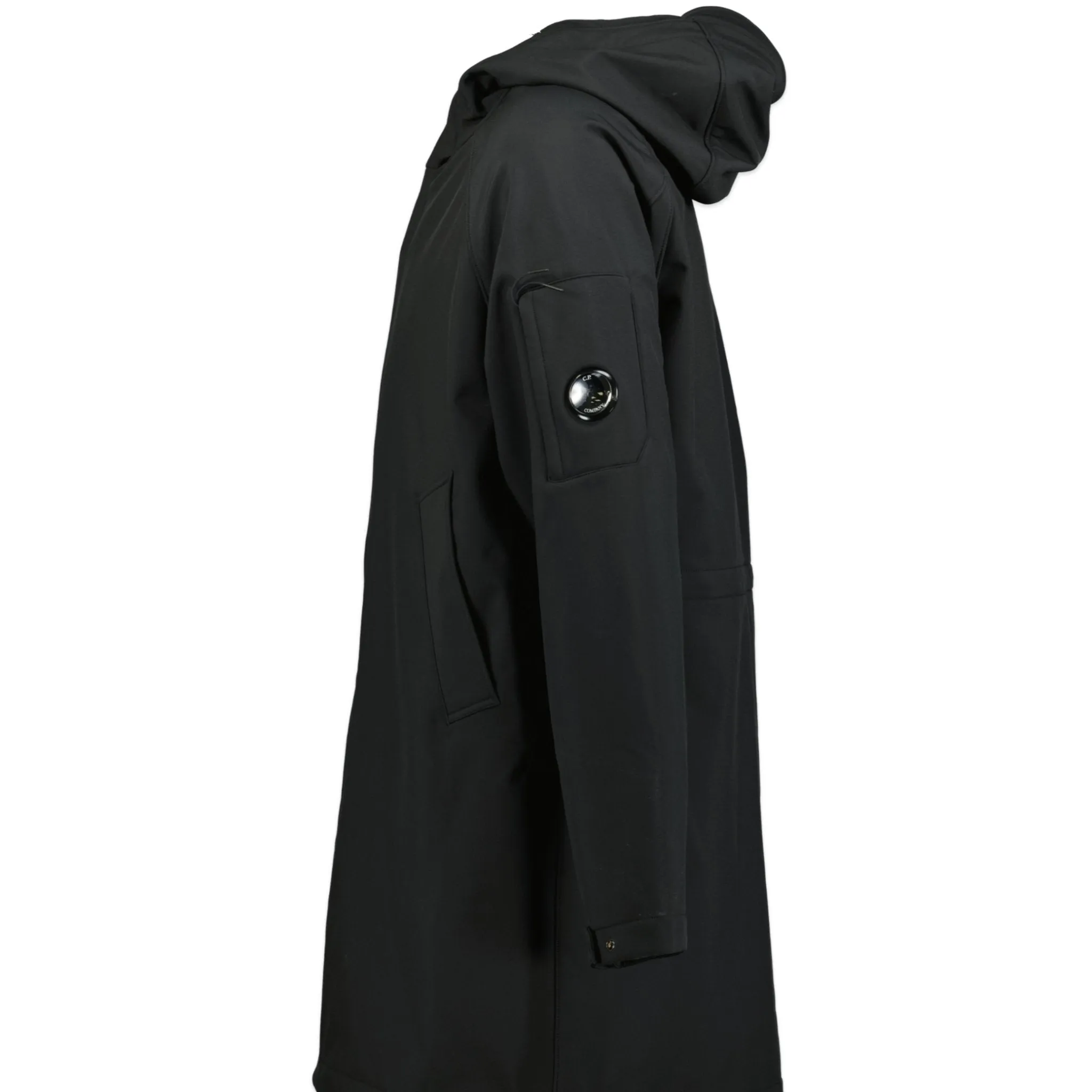 CP COMPANY Softshell Arm Lens Jacket Black