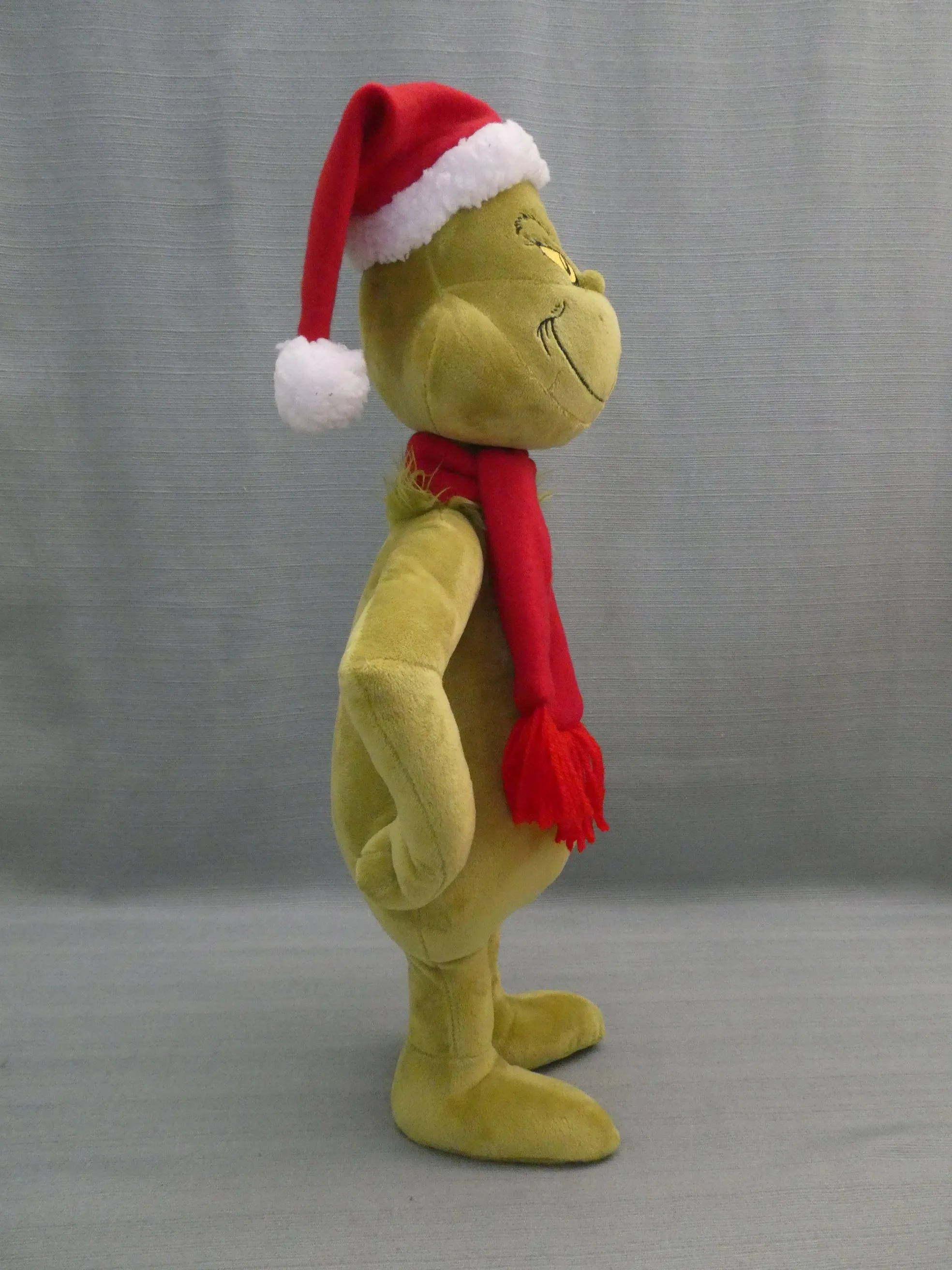 Dr. Seuss Grinch Plush Christmas Doll - Like New!