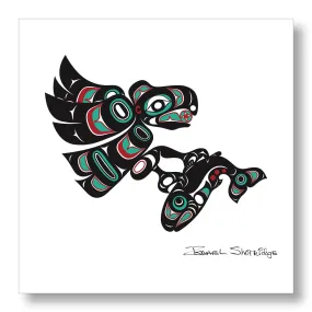 Eagle & Salmon - Limited Edition Formline Art Print