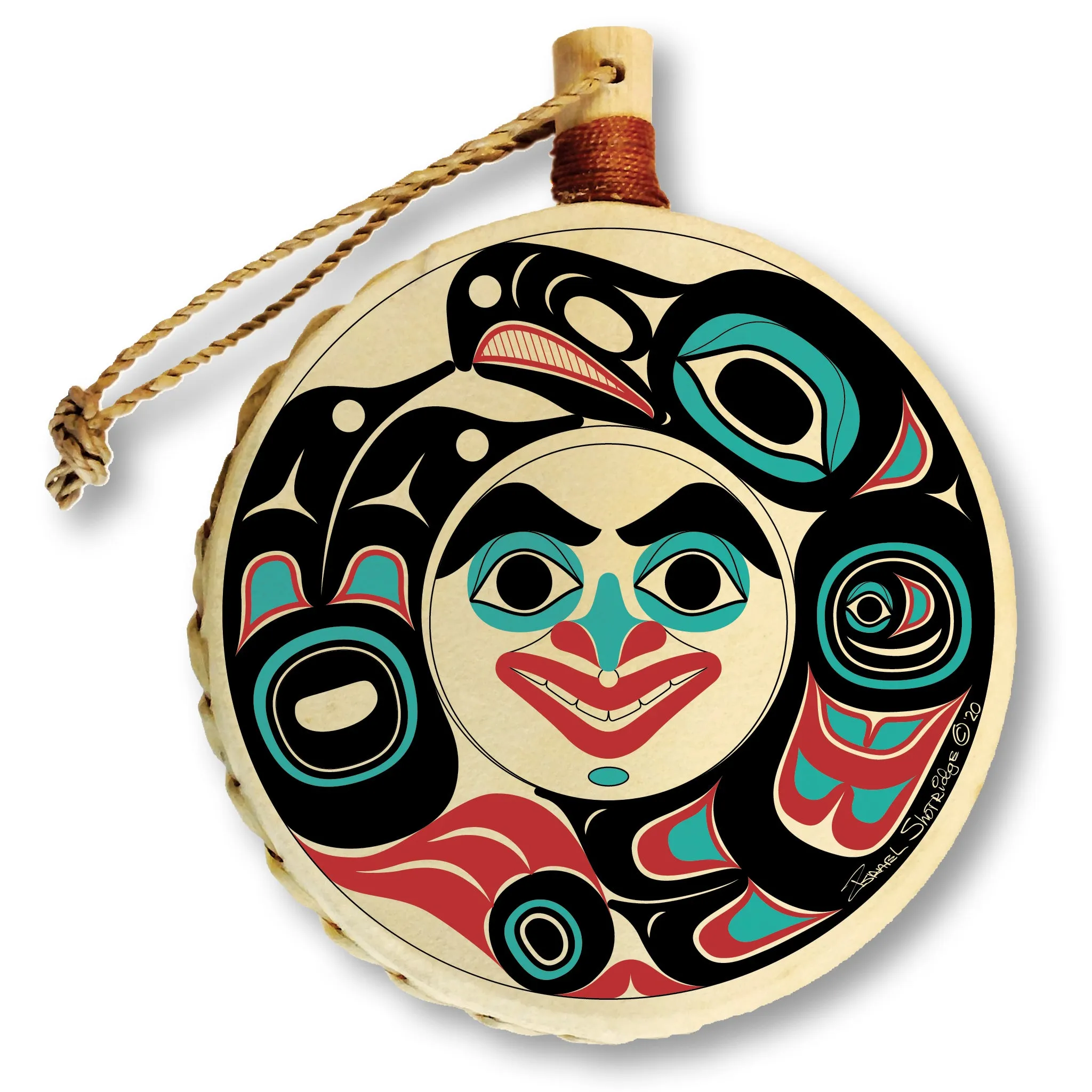 Eagle Spirit - Holiday Drum Ornament