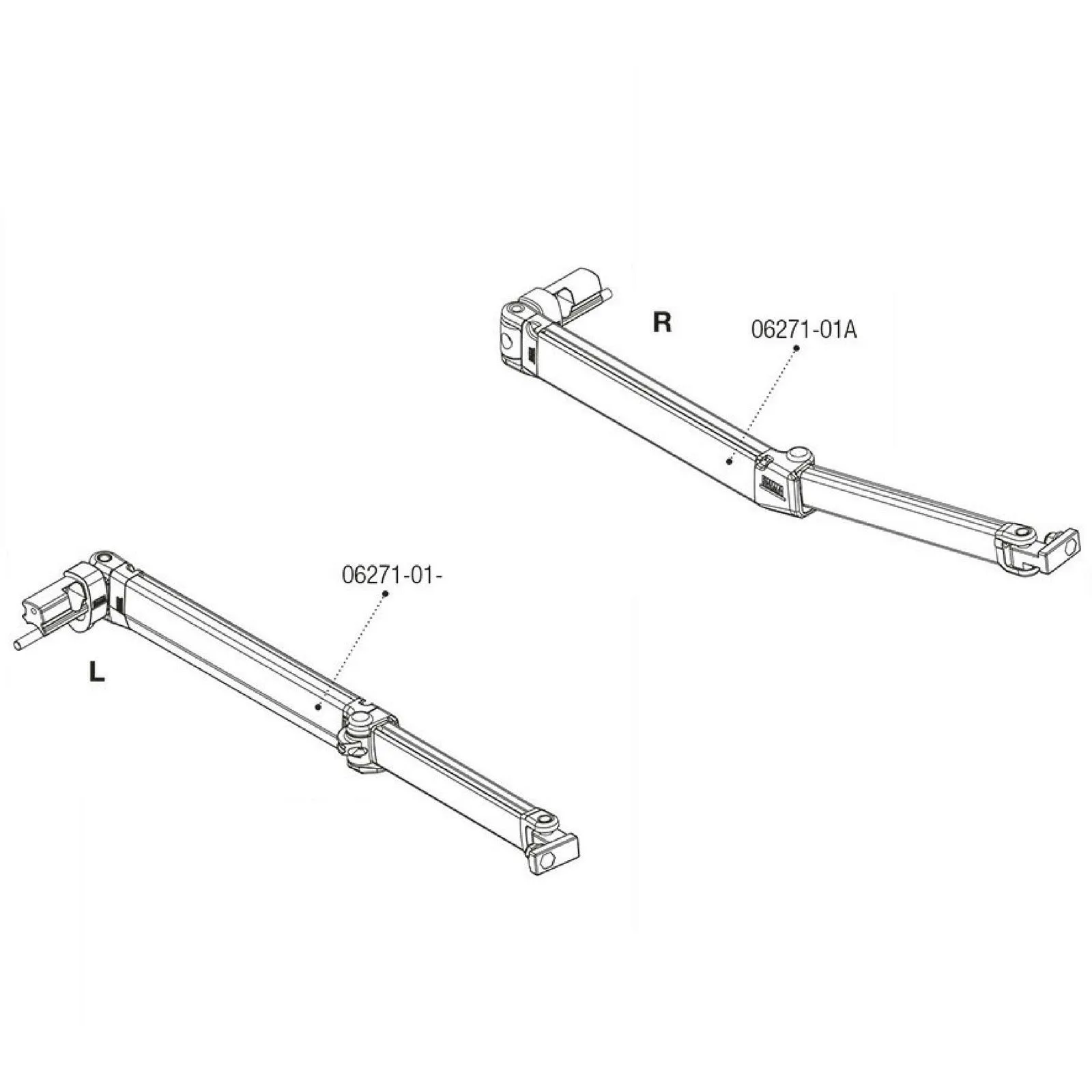 Fiamma F45S L/H Arm