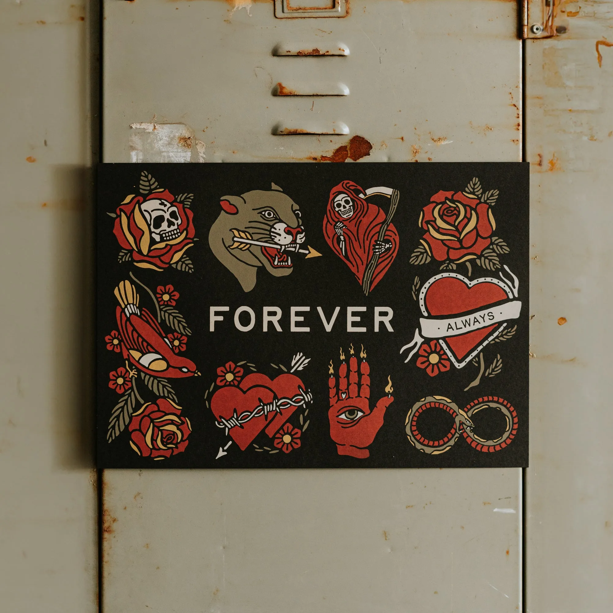 FOREVER - A3 SCREEN PRINT