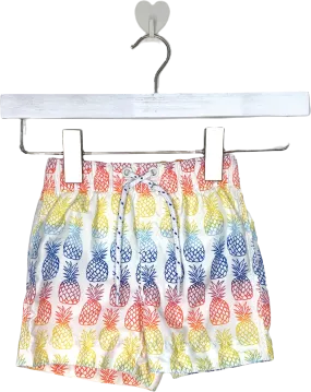 GAP Multicoloured Pineapple Print Swim Shorts 12-18 Months