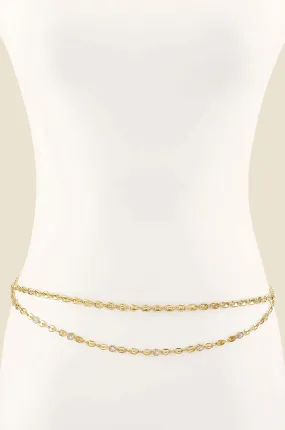 Golden Sun Sparkle Body Chain