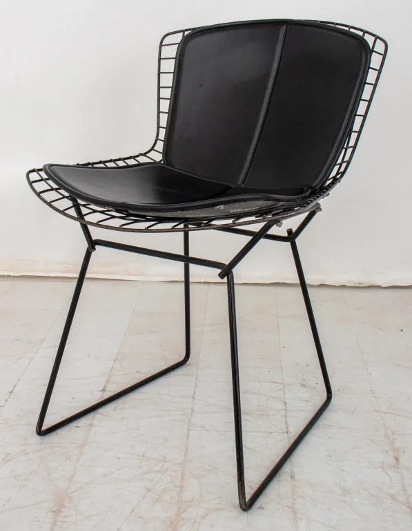 Harry Bertoia for Knoll Black Wire Chair