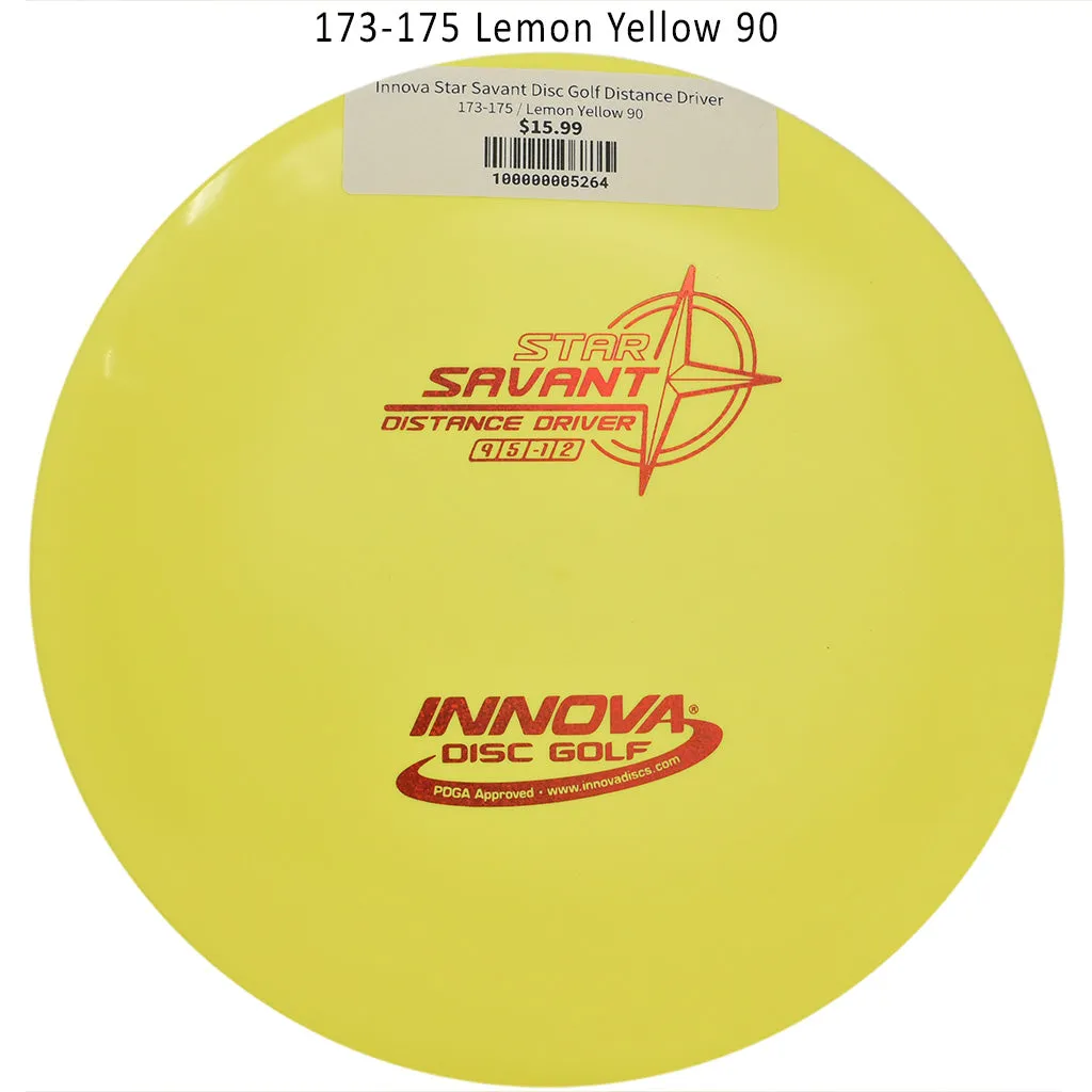 Innova Star Savant Disc Golf Distance Driver