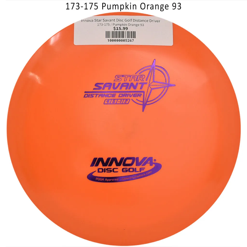 Innova Star Savant Disc Golf Distance Driver