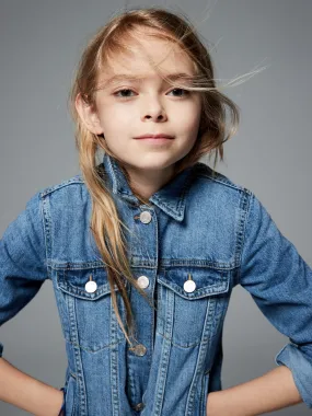 Kids Icon Denim Jacket With Washwell