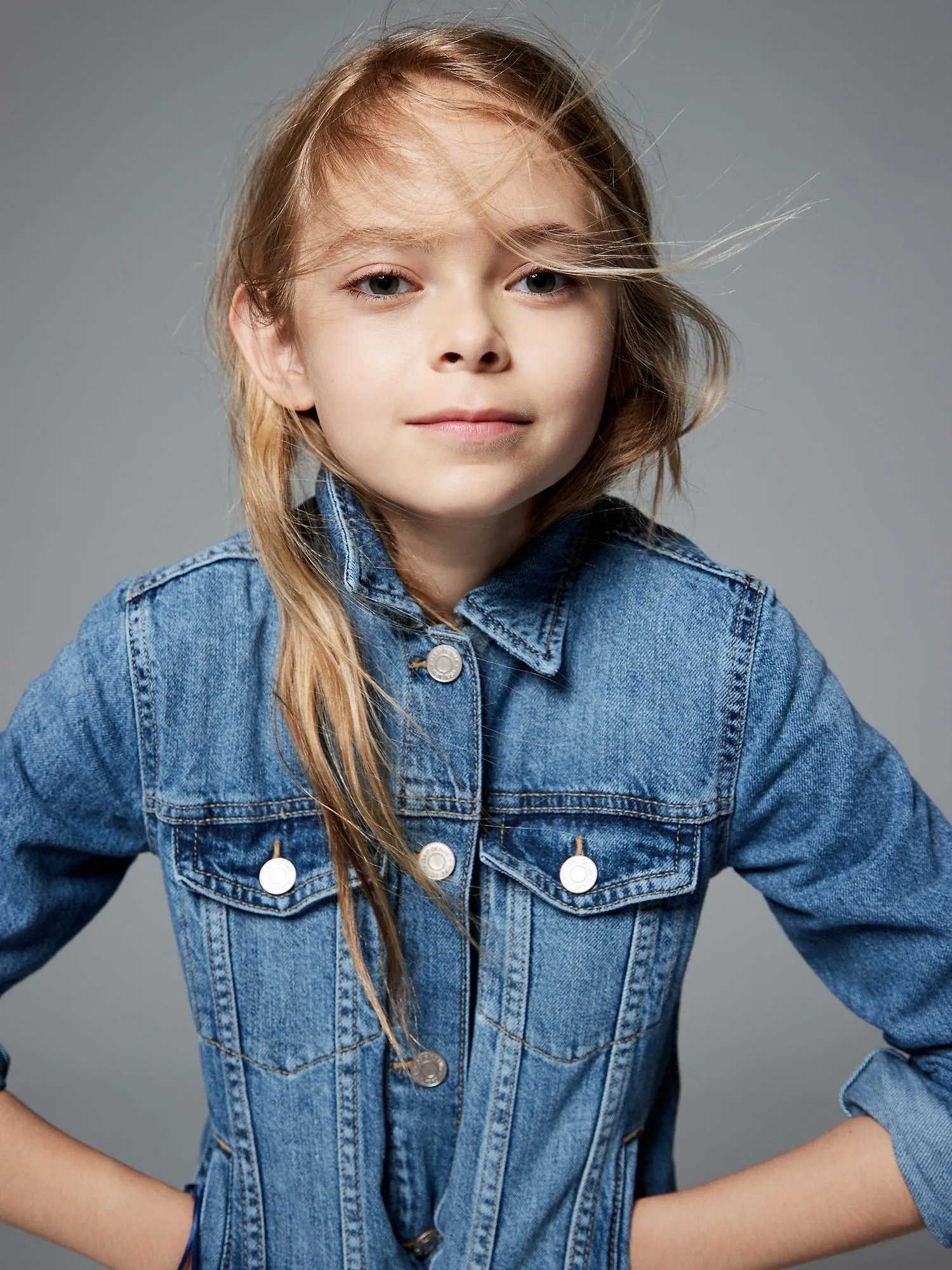 Kids Icon Denim Jacket With Washwell