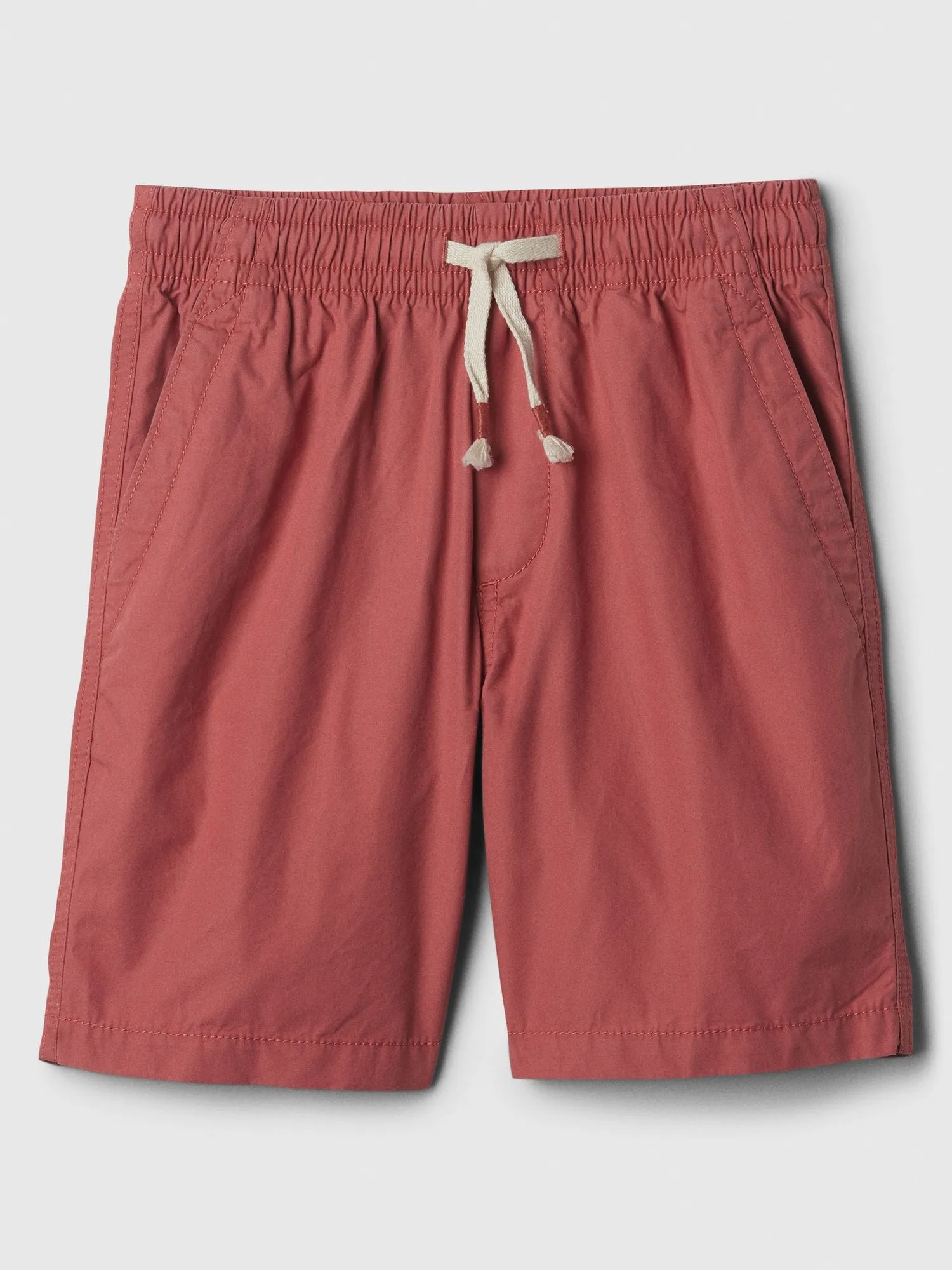 Kids Poplin Pull-On Shorts with Washwell