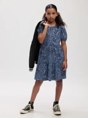 Kids Puff Sleeve Dress