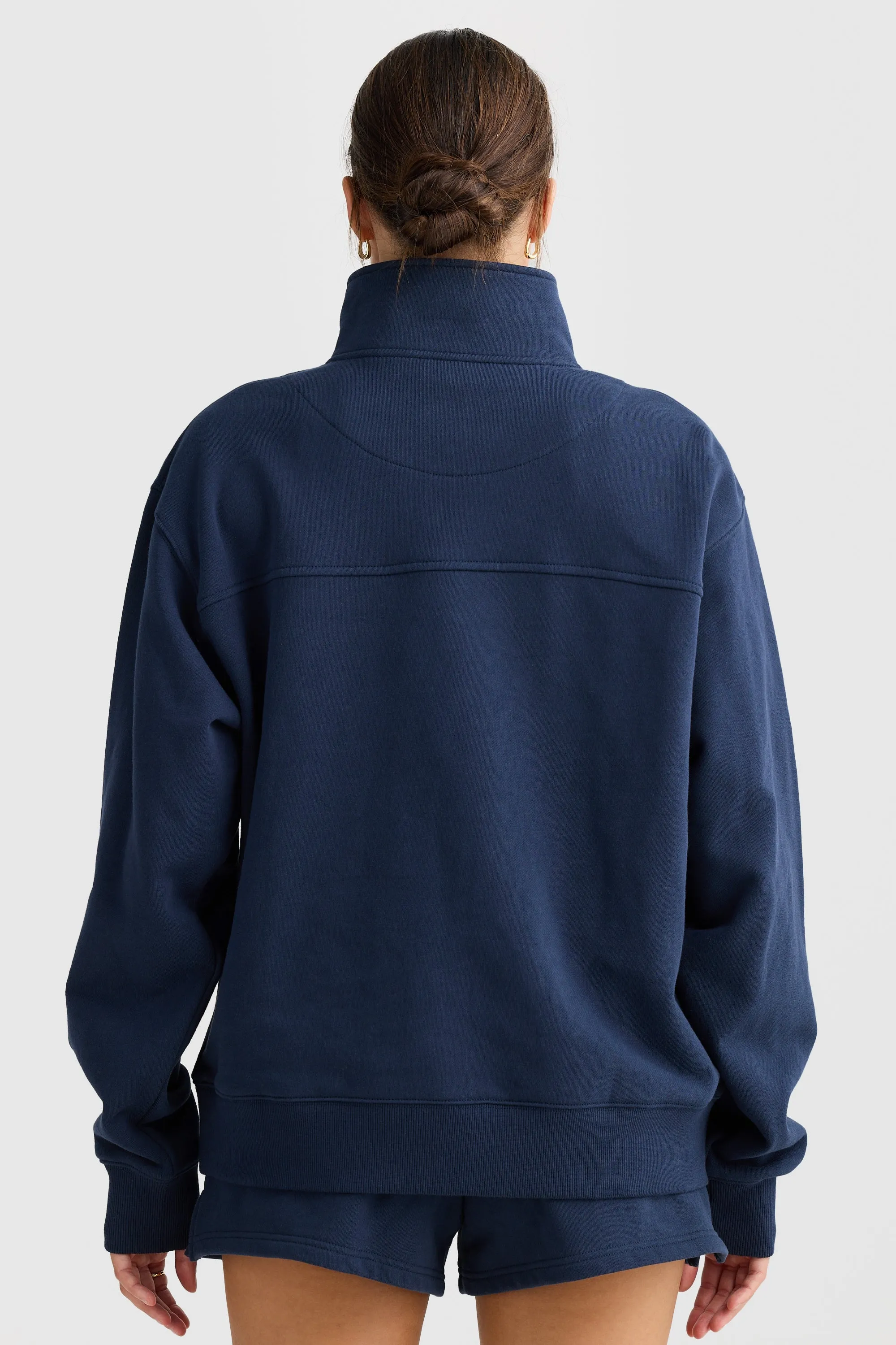 Lena Quarter Zip Navy