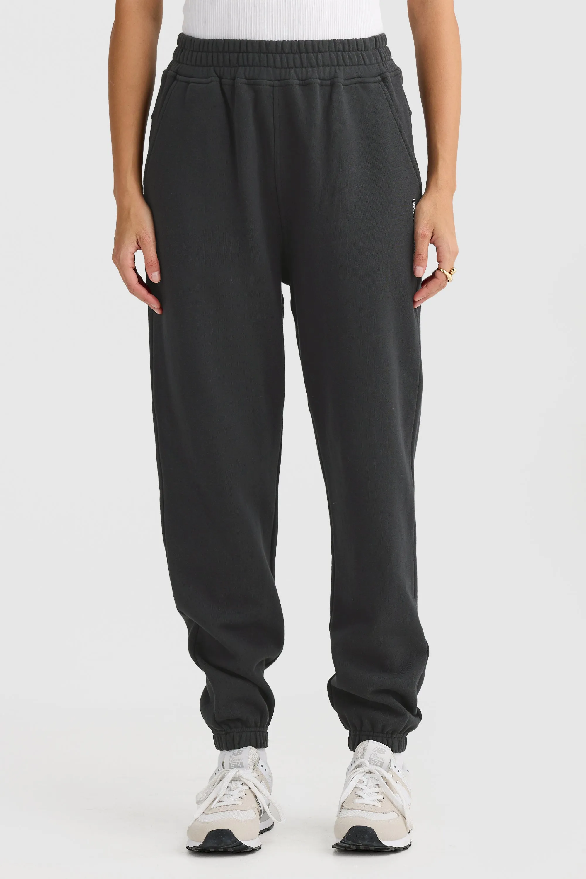 Lena Track Pants Washed Black