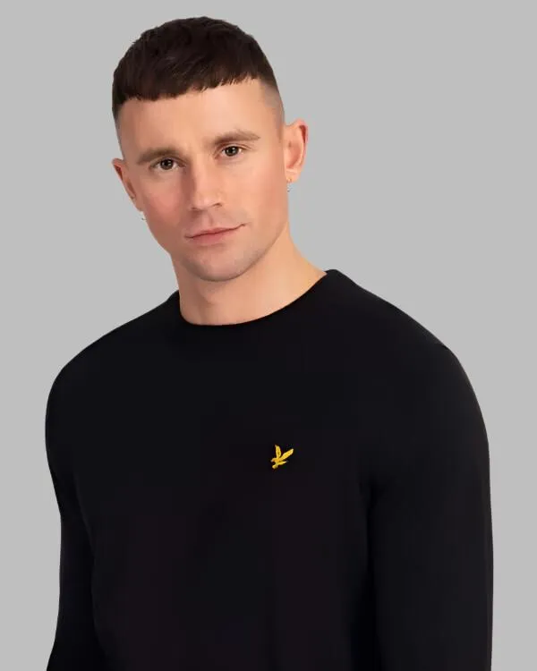 Lyle and Scott Jumper Cotton Dark Navy