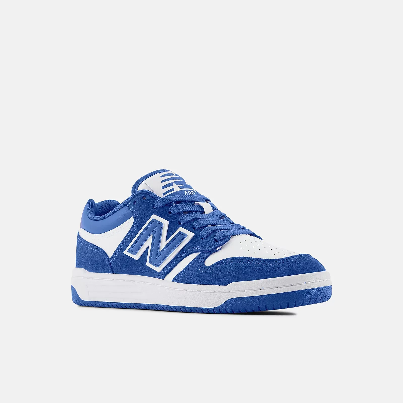 NEW BALANCE GSB 480 Blanc Bleu sneakers baskets