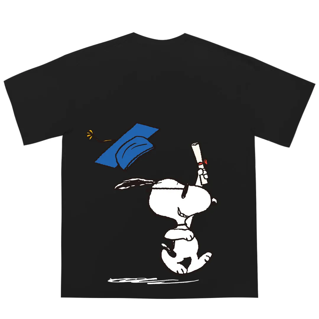 “Oh, Dr. Snoopy” Drop-Shoulder Oversized Tee - 2035