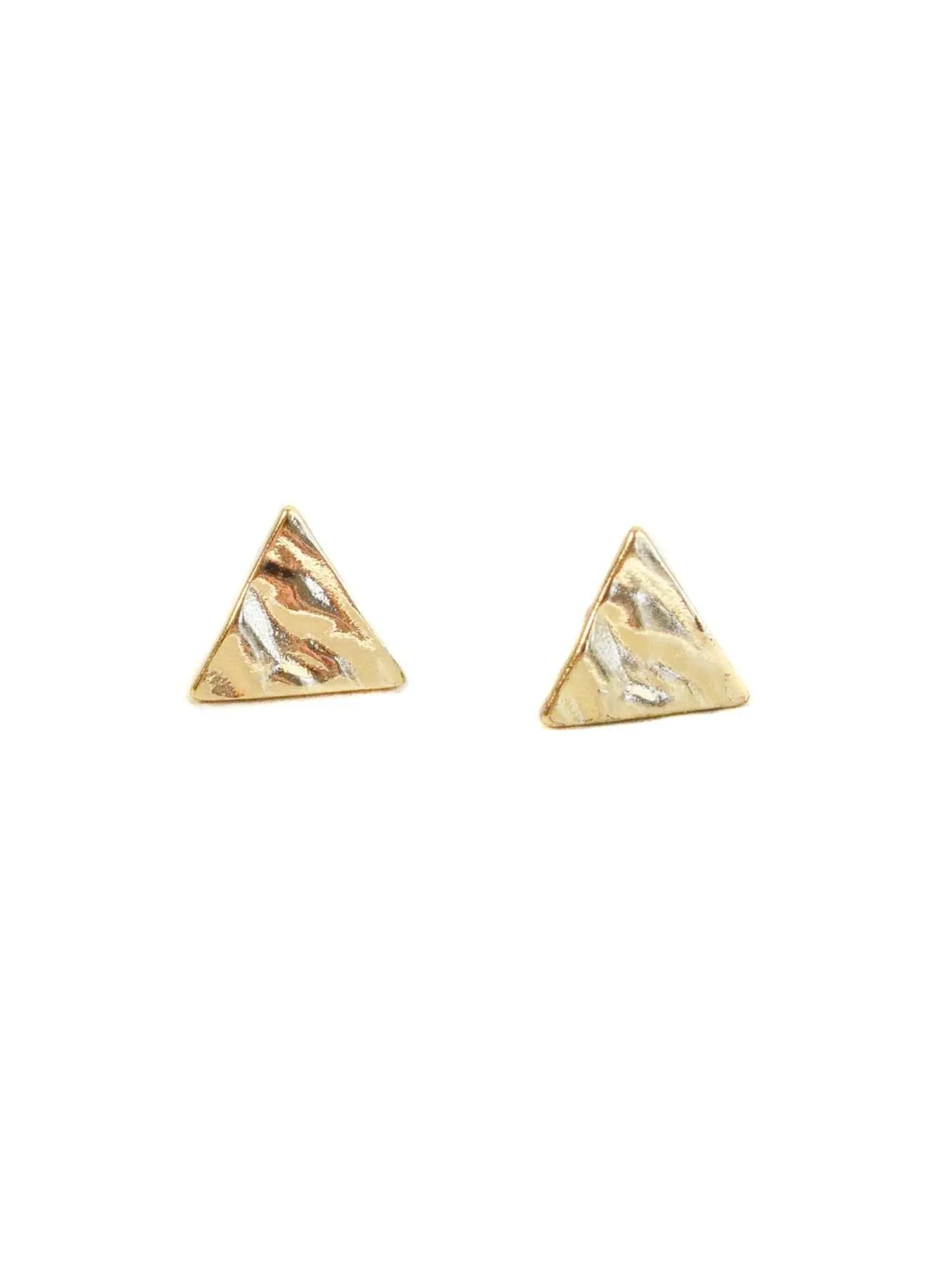 Rainbow Heart LGBTQ  Pride Triangle Stud Earrings Gift