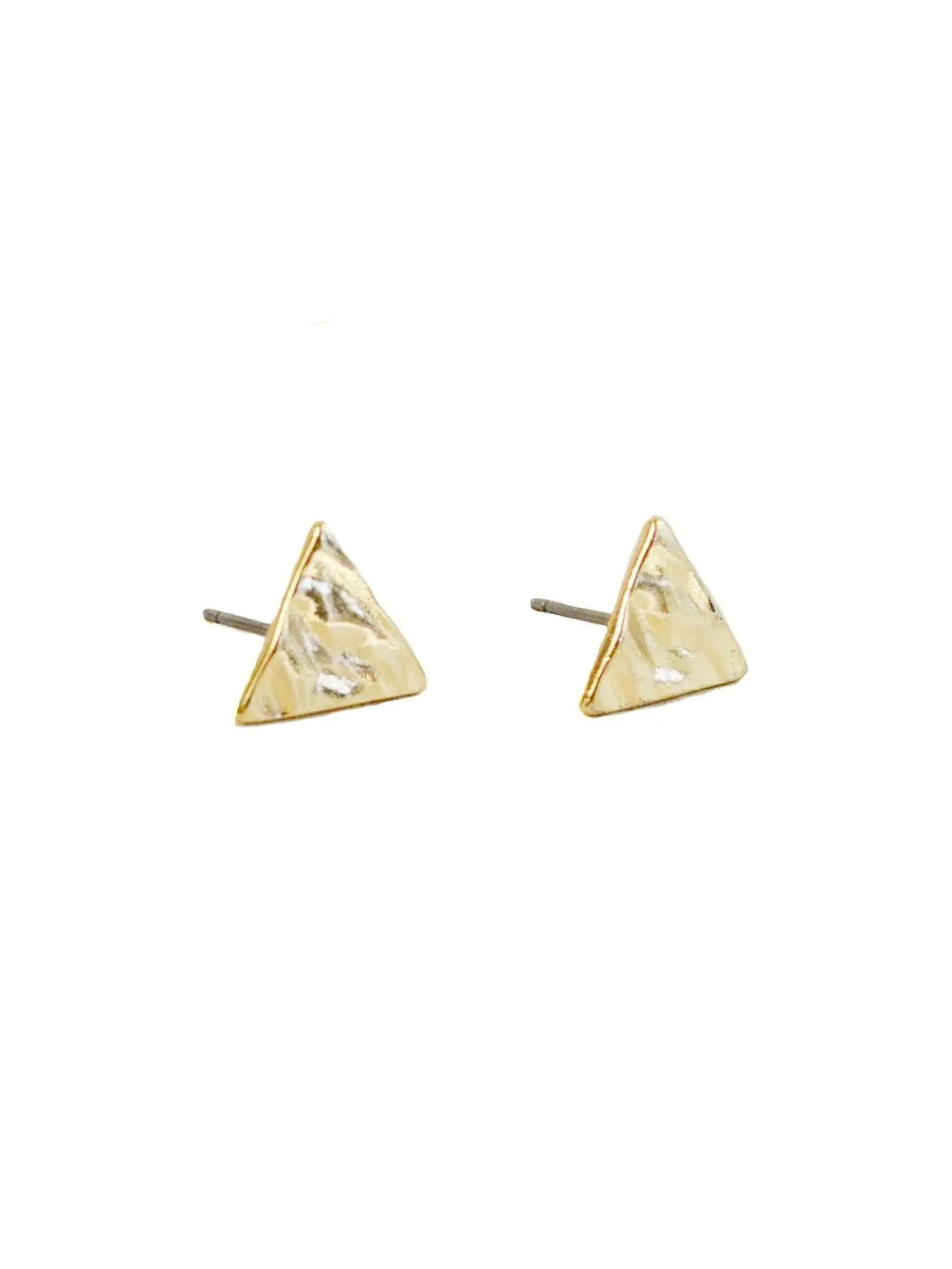 Rainbow Heart LGBTQ  Pride Triangle Stud Earrings Gift