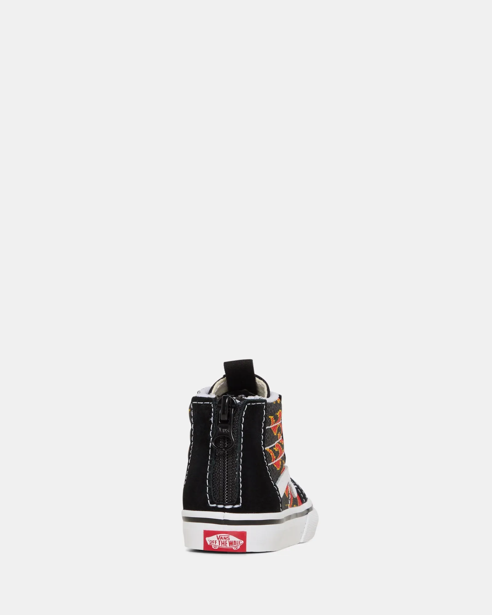 Sk8 Hi Zip Pixel Flame Infant Black/Red