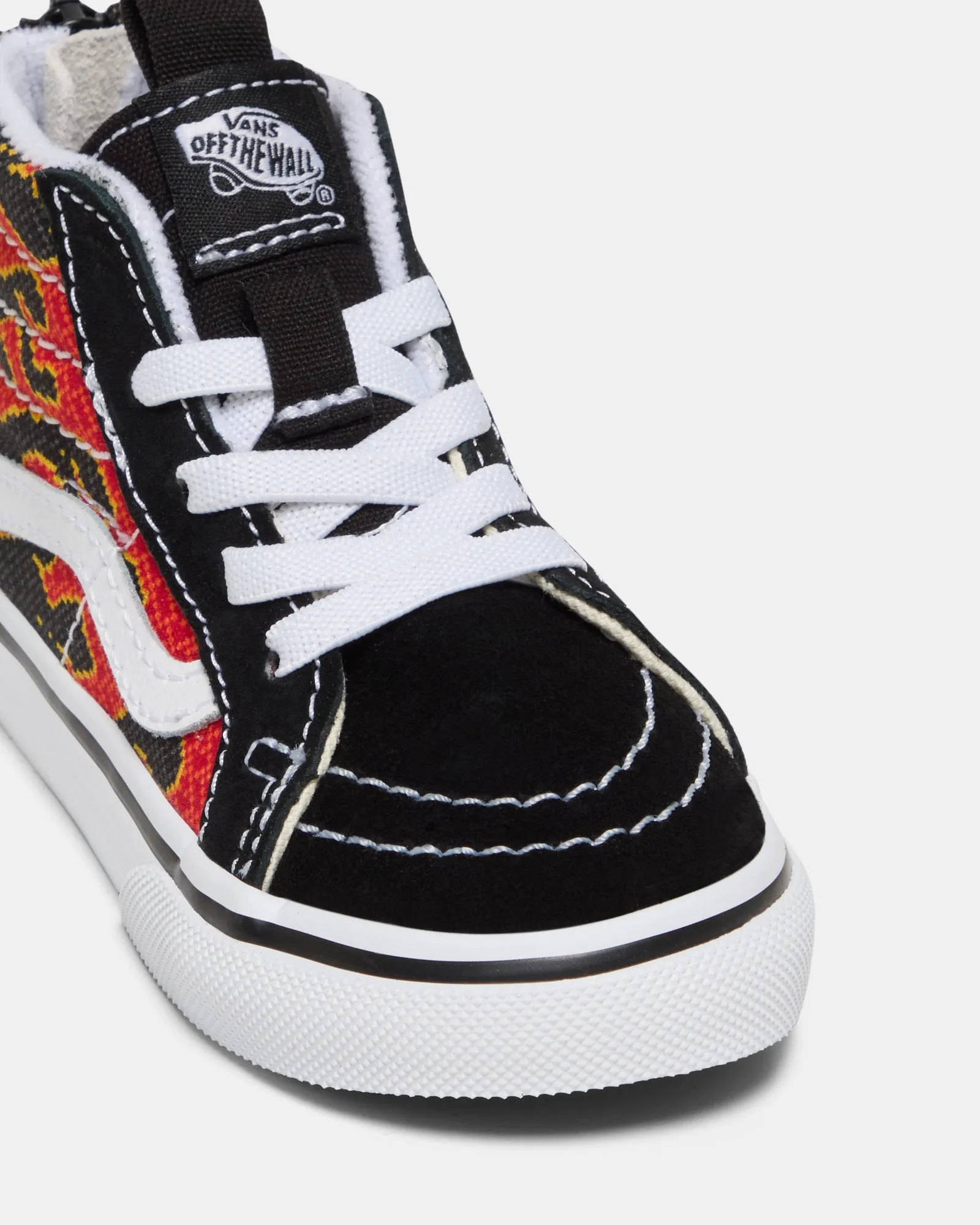 Sk8 Hi Zip Pixel Flame Infant Black/Red