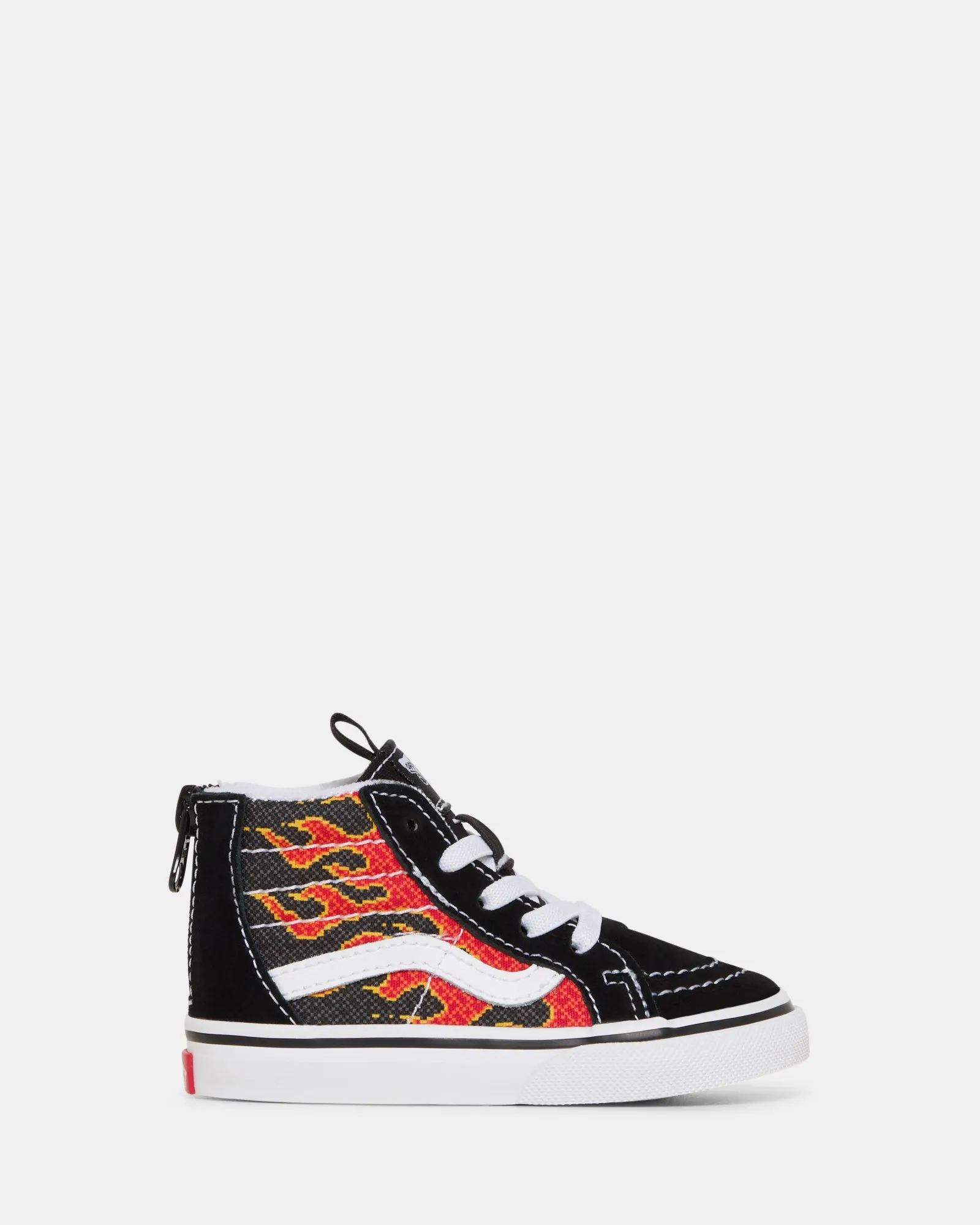 Sk8 Hi Zip Pixel Flame Infant Black/Red