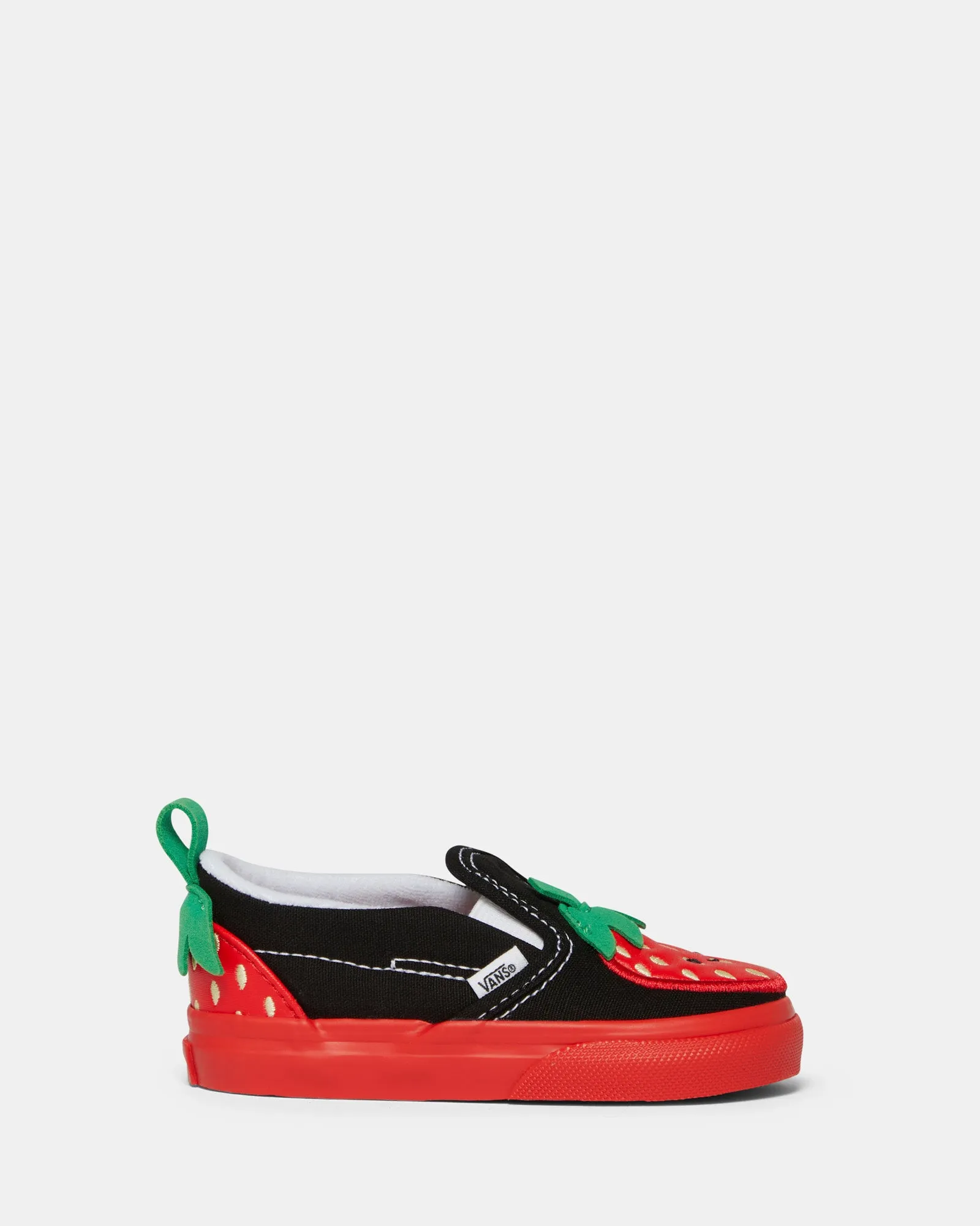 Slip On V Berry Infant Red/Black