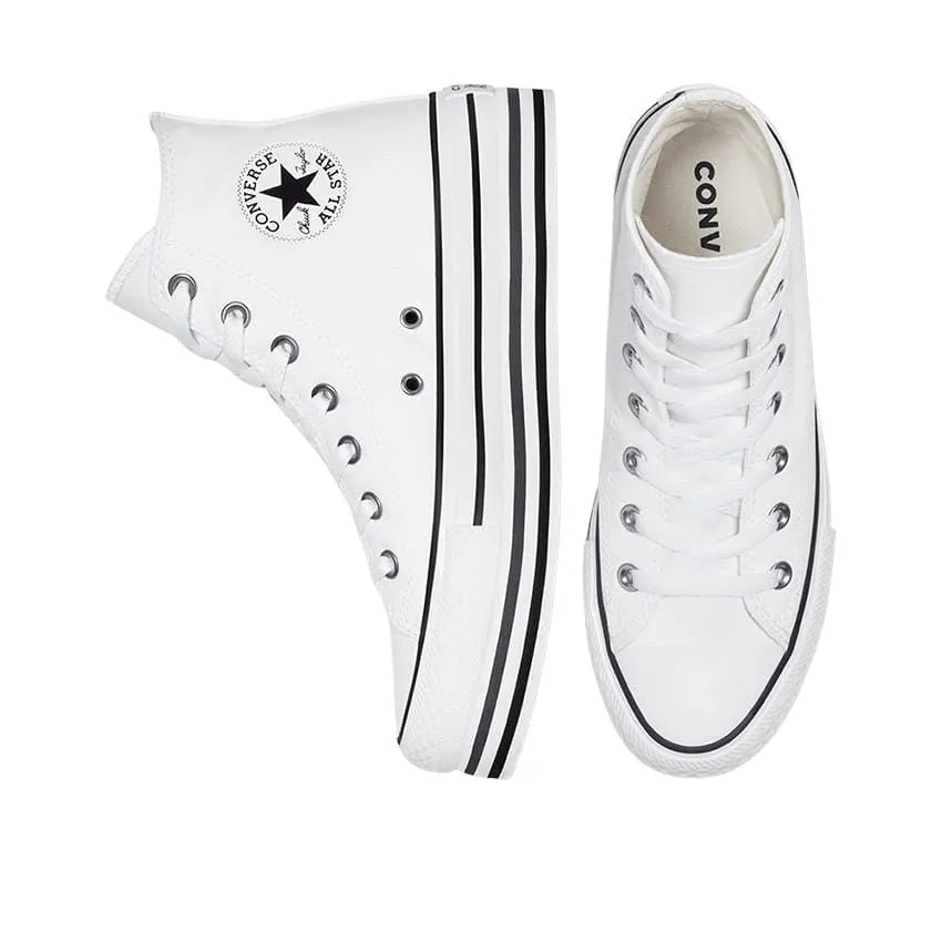 Sneakers Converse Chuck Taylor All Star Platform Layer High Top Bianco