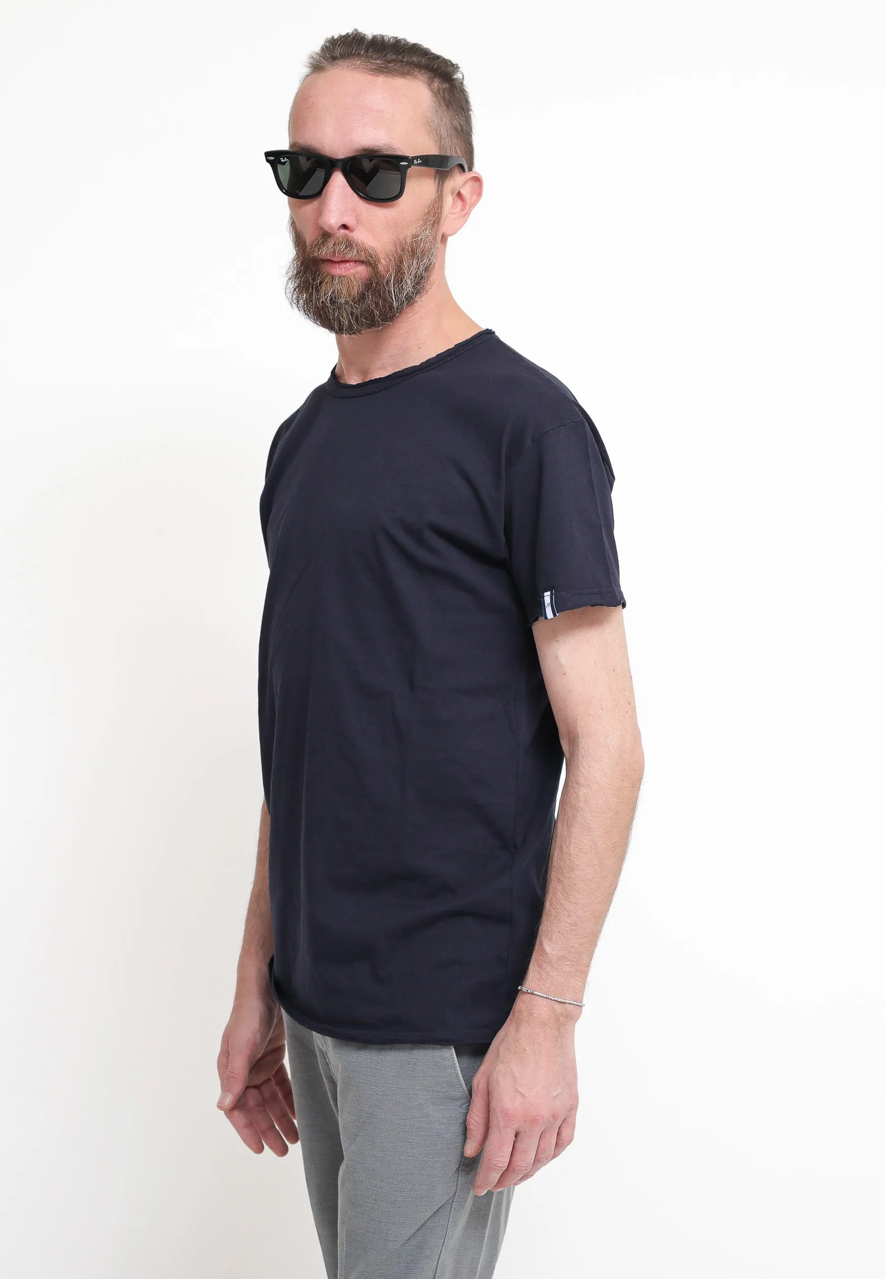 T-Shirt Basica M/M Blu Navy