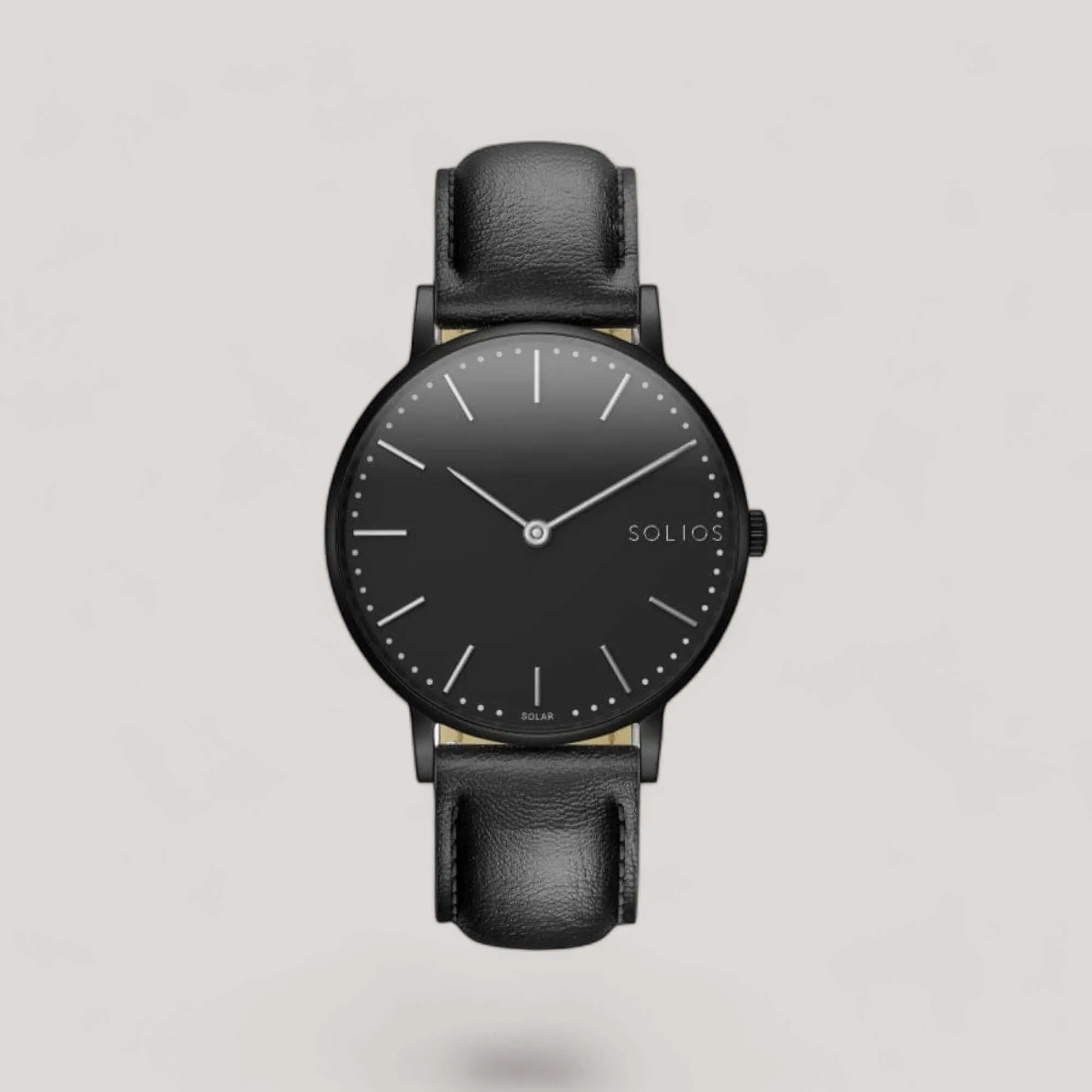 The Solar Classic | Black Dial - Black Case