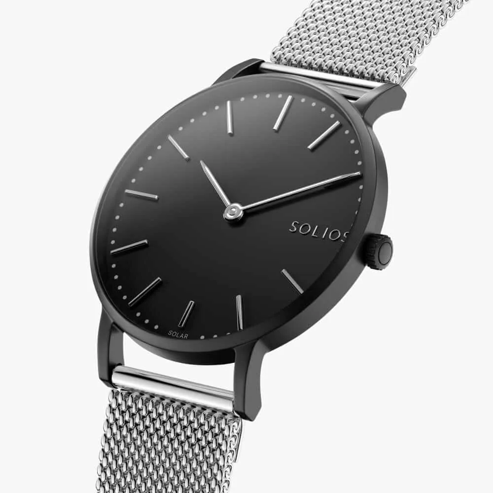 The Solar Classic | Black Dial - Black Case