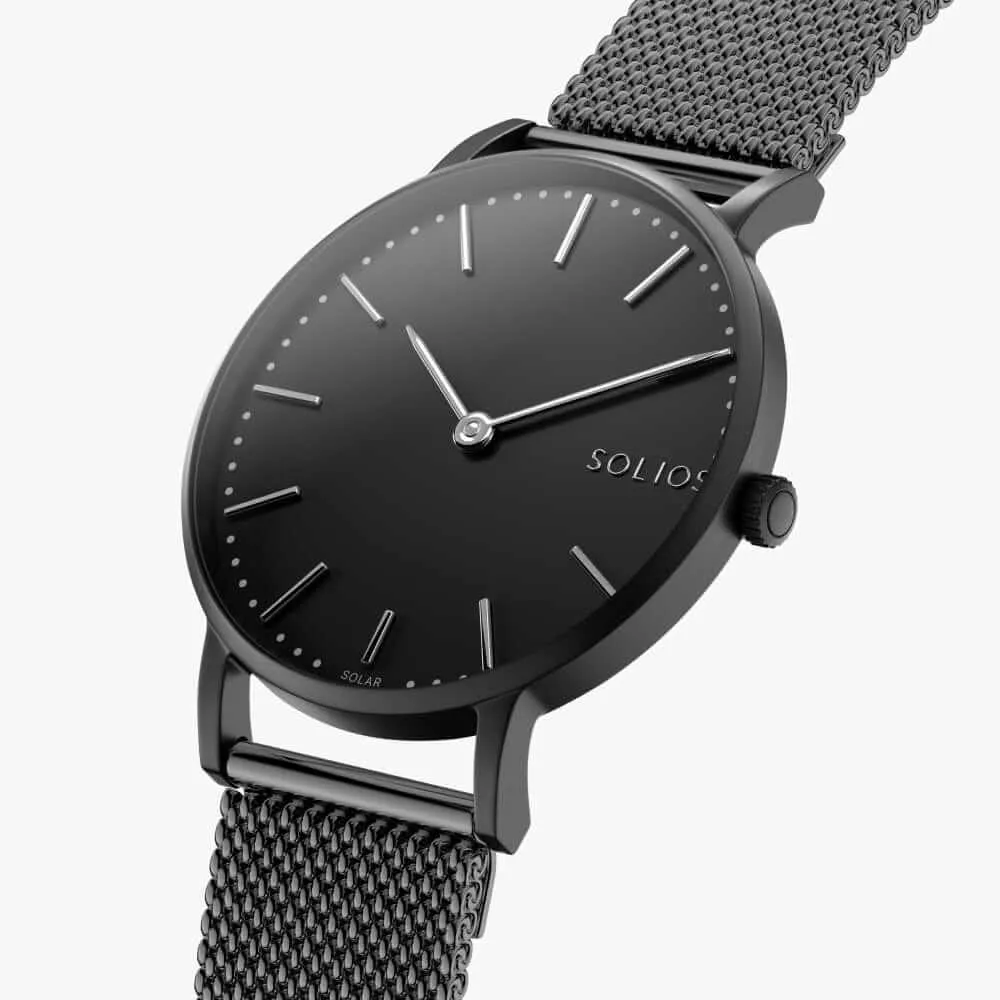 The Solar Classic | Black Dial - Black Case