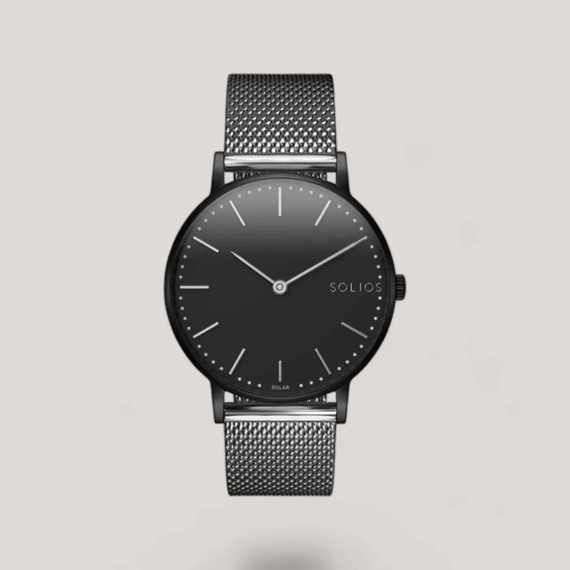 The Solar Classic | Black Dial - Black Case