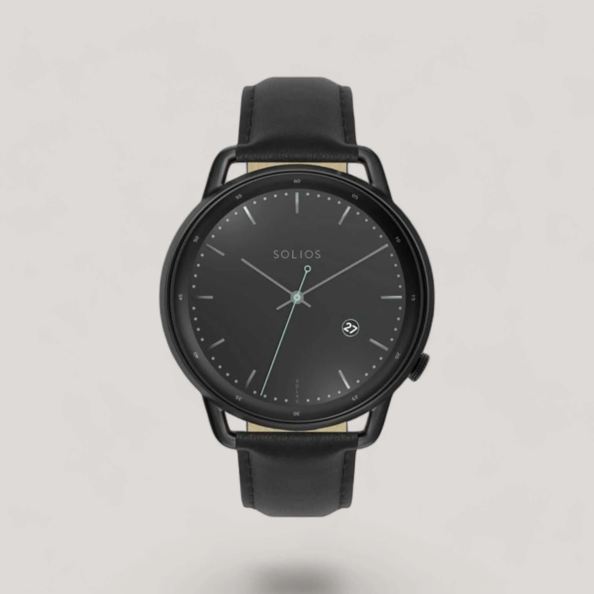 The Solar Curve | Black Dial - Black Case