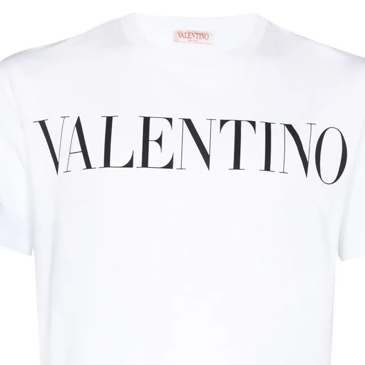 VALENTINO Black Logo T-Shirt White