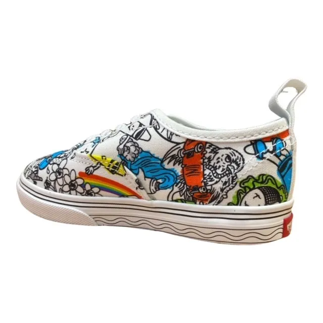 Vans Authentic Elas crayola children's sneakers VN0A34A1ARE1 diy-sketch your way