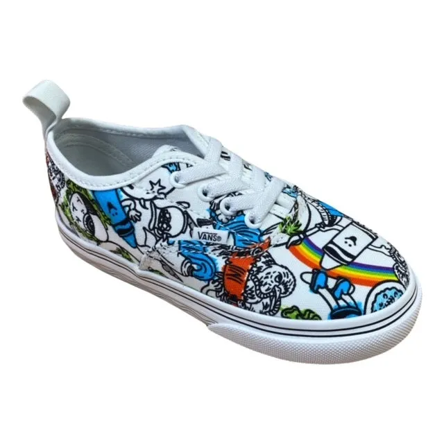 Vans Authentic Elas crayola children's sneakers VN0A34A1ARE1 diy-sketch your way