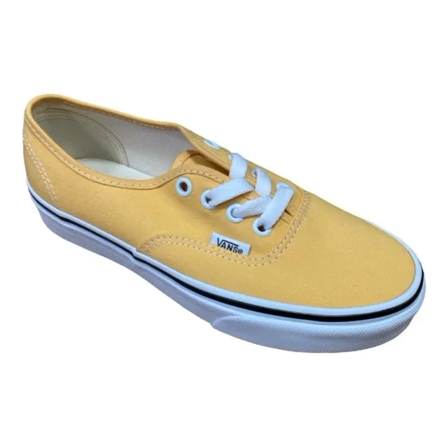 Vans Authentic VN0A5KRDAVL1 yellow white women's sneakers shoe