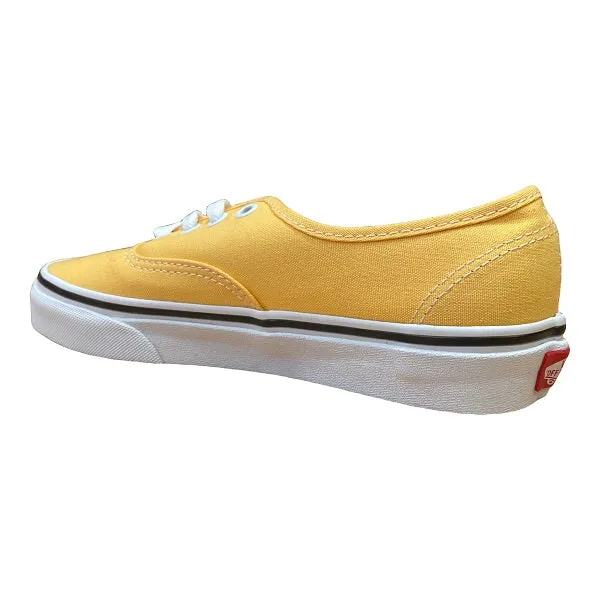 Vans Authentic VN0A5KRDAVL1 yellow white women's sneakers shoe