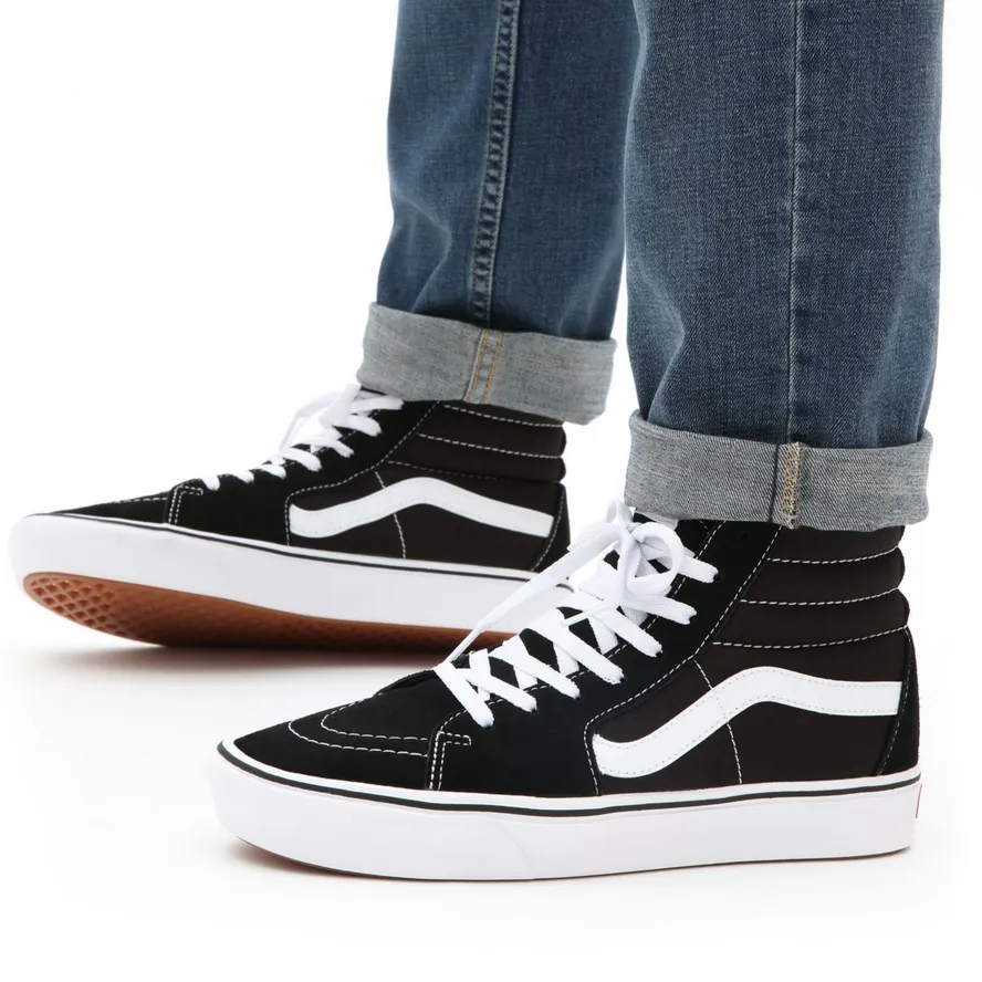 Vans Comfycush Sk8-Hi high sneaker shoe vn0a3wmbvne1 black-white