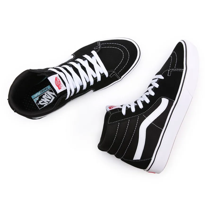 Vans Comfycush Sk8-Hi high sneaker shoe vn0a3wmbvne1 black-white