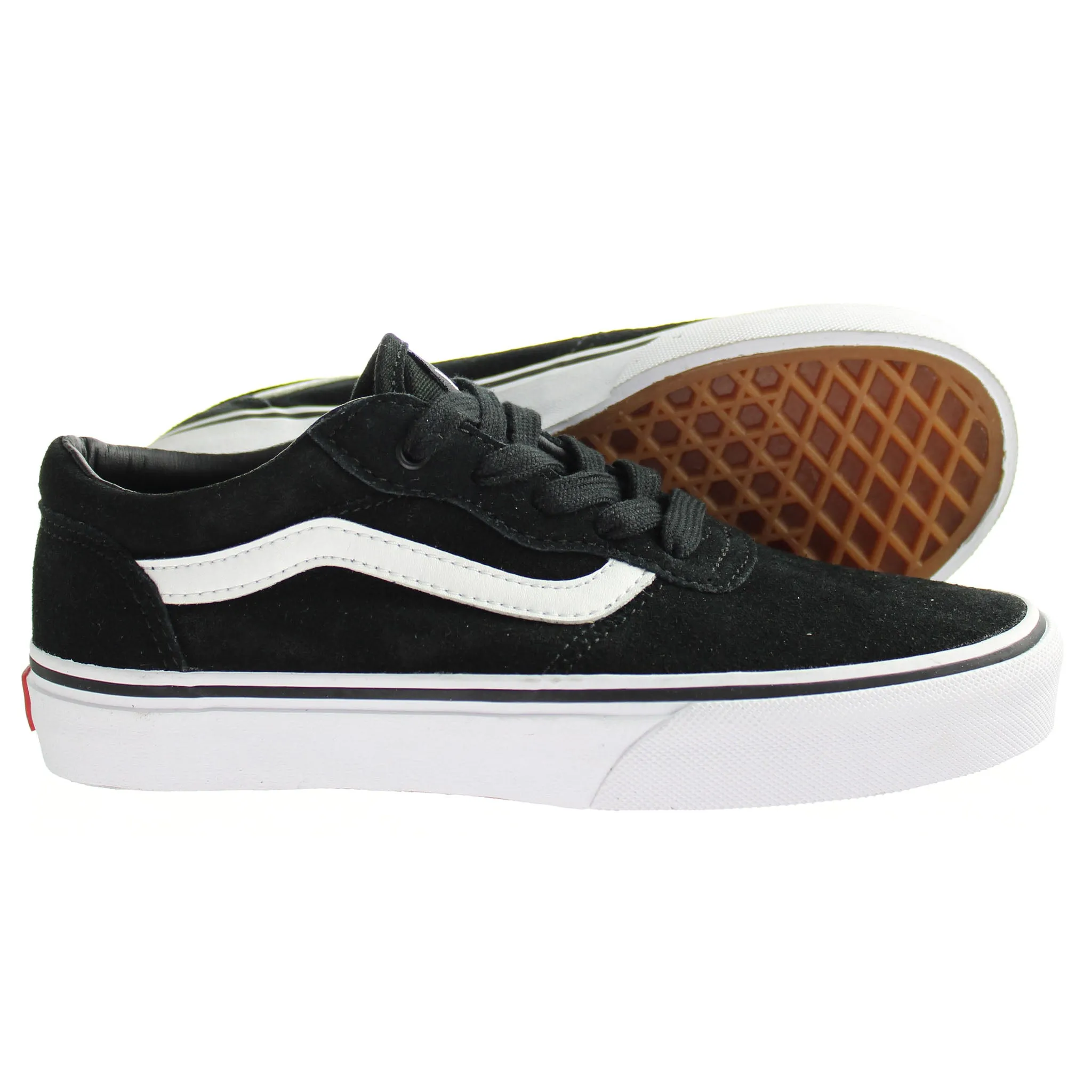 Vans Low Top Black Kids Plimsolls