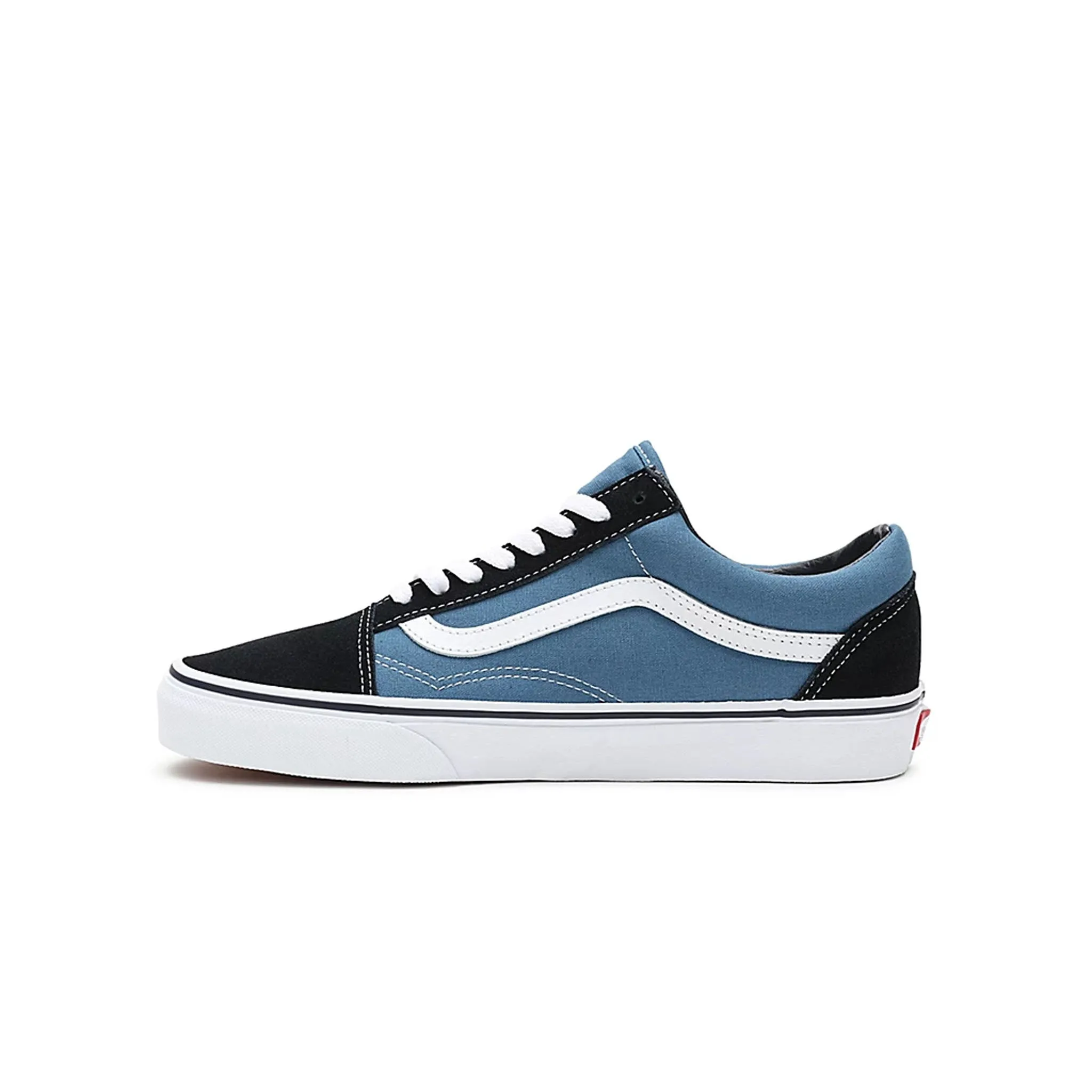 Vans Old Skool Lace-Up Blue Canvas Mens Plimsolls 38G98T7